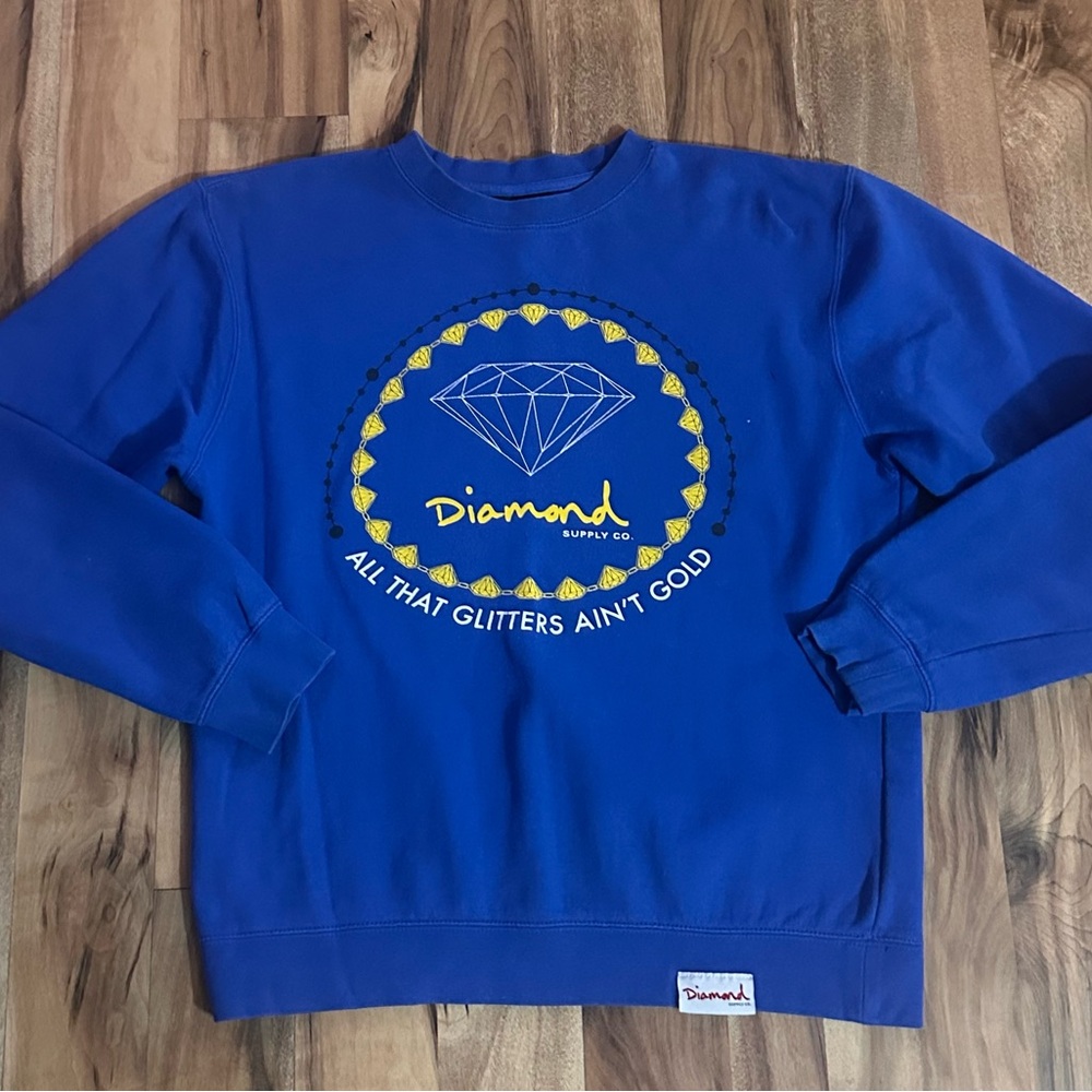 Diamond Supply Co. Royal Blue Crewneck Sweater